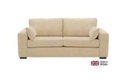 Heart of House Eton Large Fabric Sofa - Mink